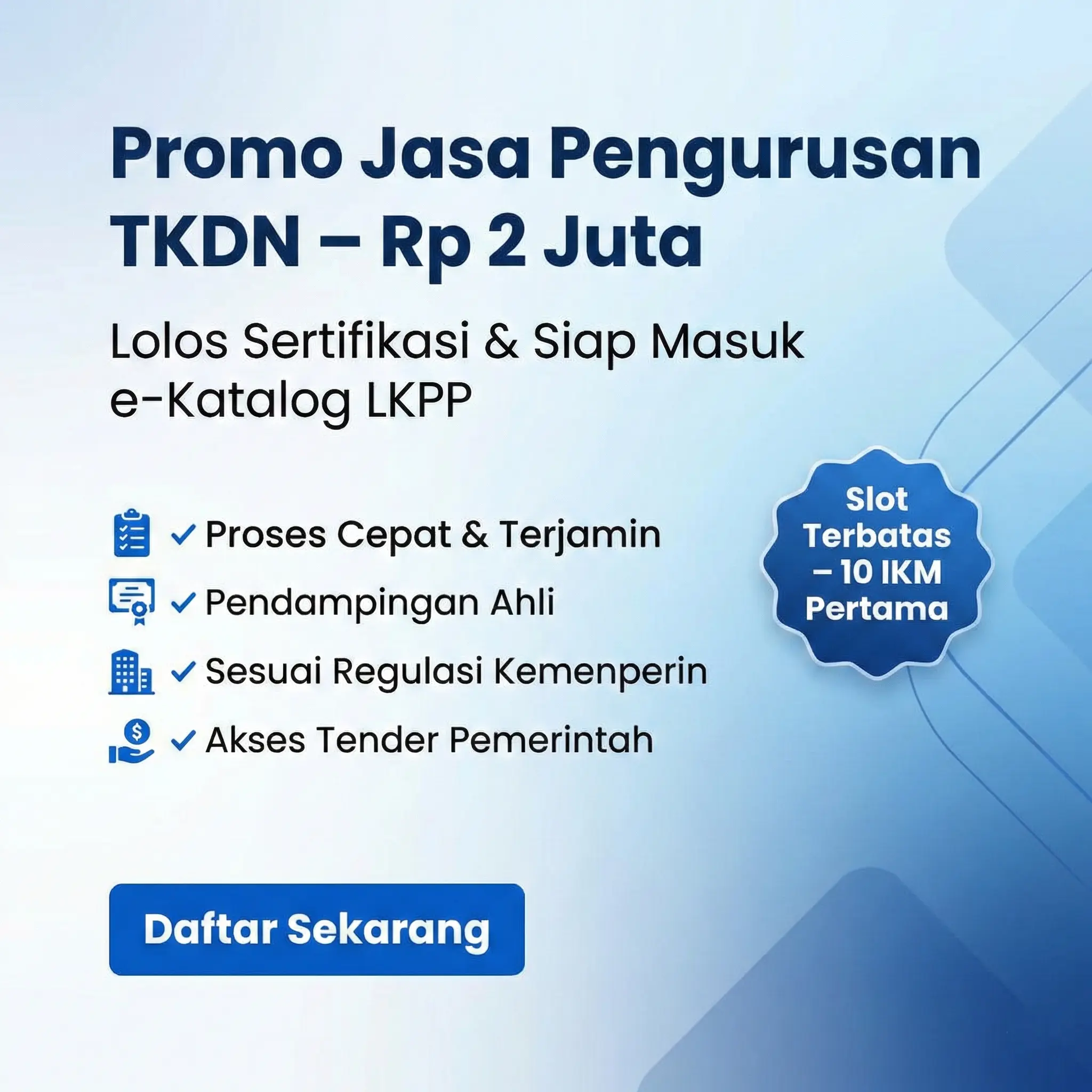 Flyer Pelatihan TKDN